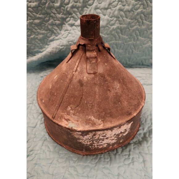 Vintage Galvanized Steel Funnel - Picture 2 of 5